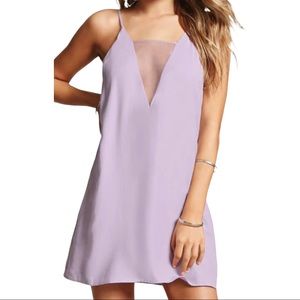Forever 21 Contemporary Sheer V-Neck Dress